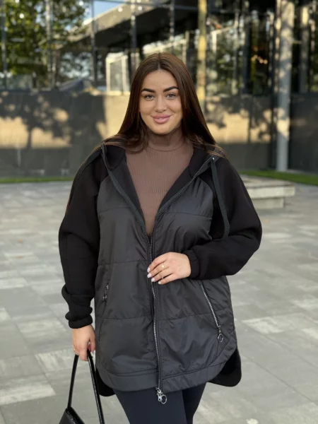 Демисезонная куртка Uaclothes черная
