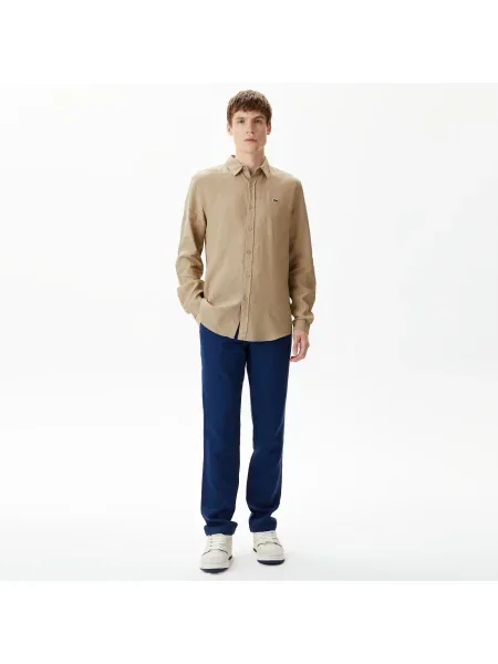 Lacoste Koszula Lacoste beżowa