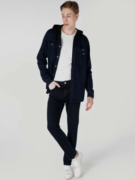 Джинси Colin’s комбінований верх блакитний
