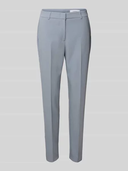Spodnie do garnituru o kroju slim fit w kant Comma