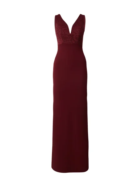 WAL G. Rochie de seară merlot roșu