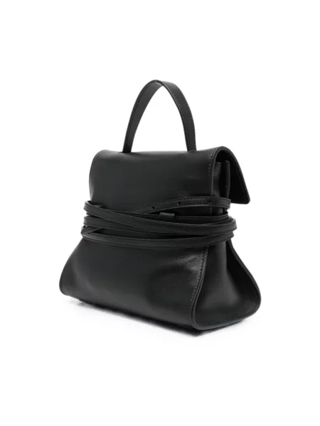 Shopperka Moschino wiązana czarna