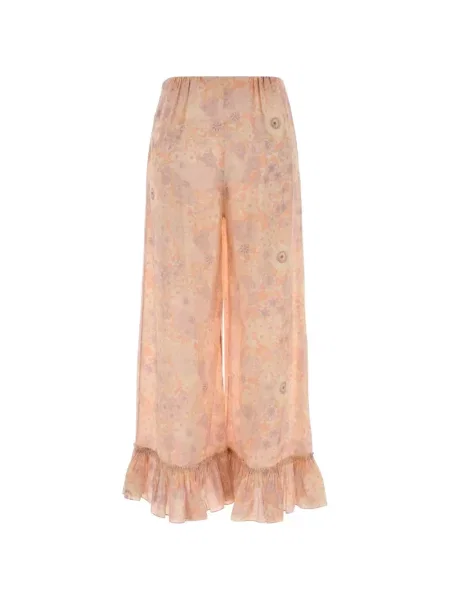 Pantaloni Chloé cu model floral cu imagine