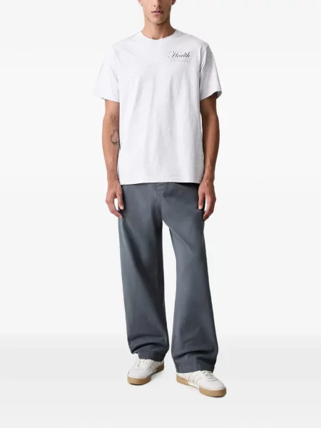 Pantaloni Carhartt Wip cu cordon gri