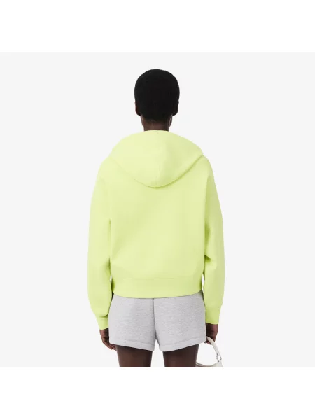 Lacoste Regulowana Bluza Oversize Z Kapturem zielona