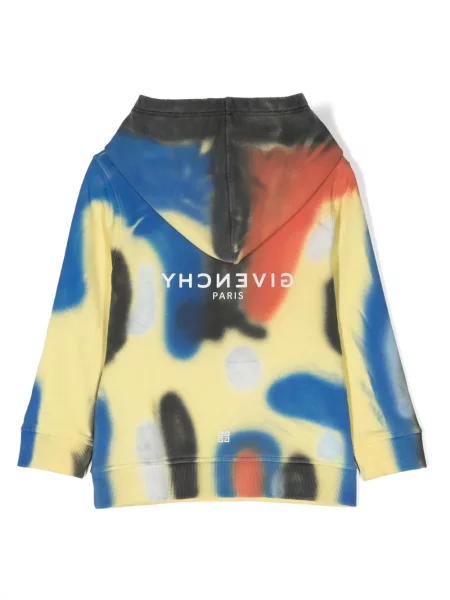 Bluza z kapturem dziecięca Givenchy żółta