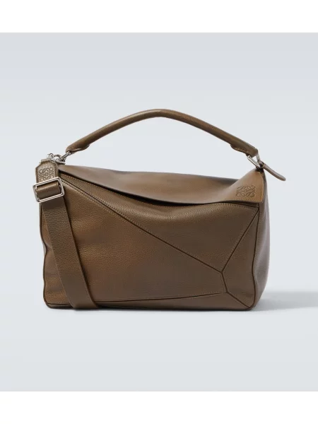 Geantă Loewe din piele verde