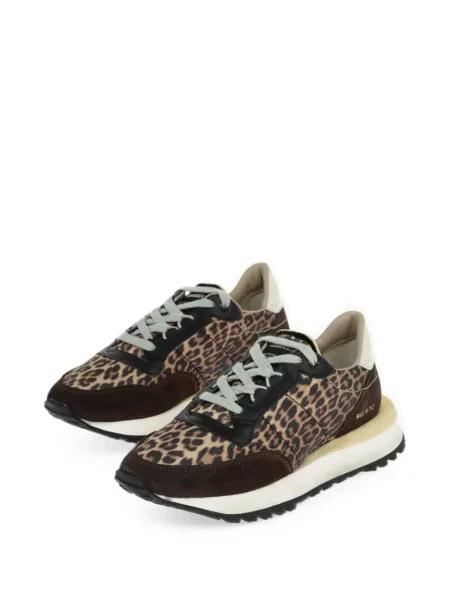 Sneakerși Hidnander cu imagine cu model leopard