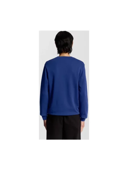 Bluza Lyle & Scott z długim rękawem niebieska