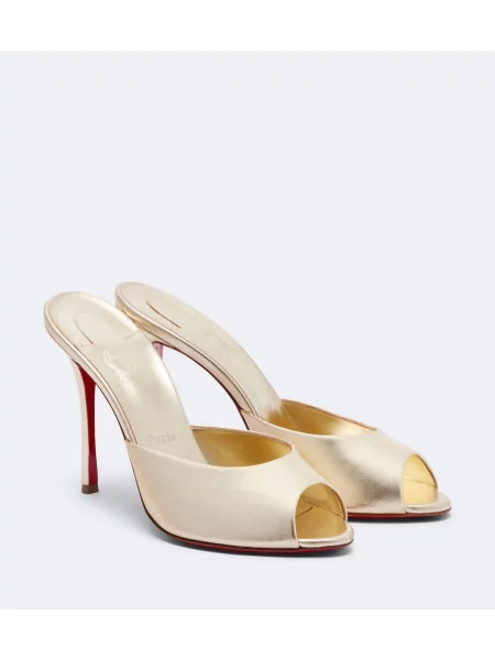 Papuci tip mules Christian Louboutin din piele