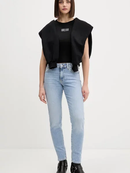 Rifle Tommy Jeans modrá