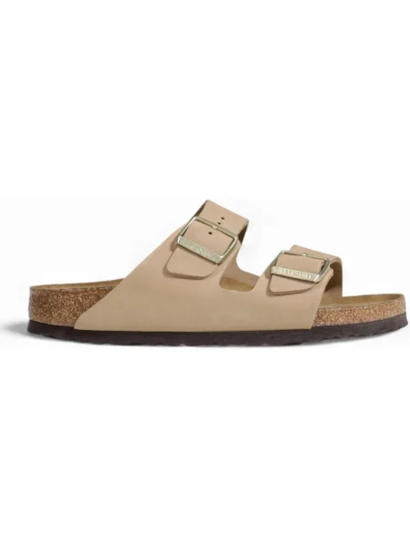 Birkenstock Papucs Arizona Sfb Lenb bézs