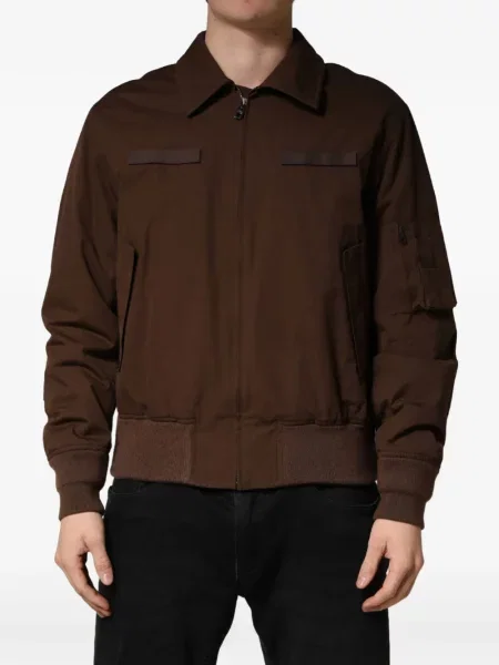 Geacă bomber Dolce & Gabbana maro