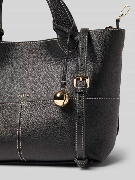 Torebka typu tote z przegródką wewnętrzną model PRIMROSE' Furla czarna