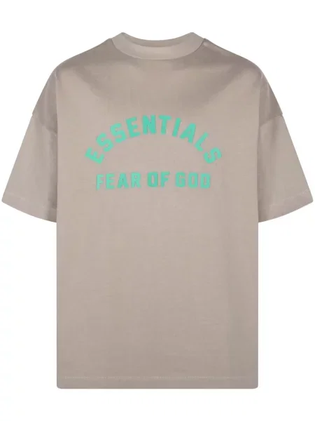 Tricou Fear Of God Essentials cu imagine gri