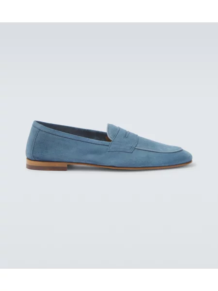 Loaferke Frescobol Carioca iz semiša modra