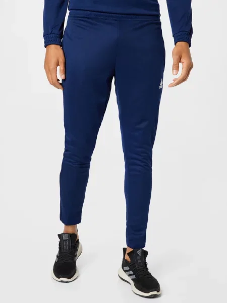 ADIDAS PERFORMANCE Športové nohavice tmavomodrá / biela