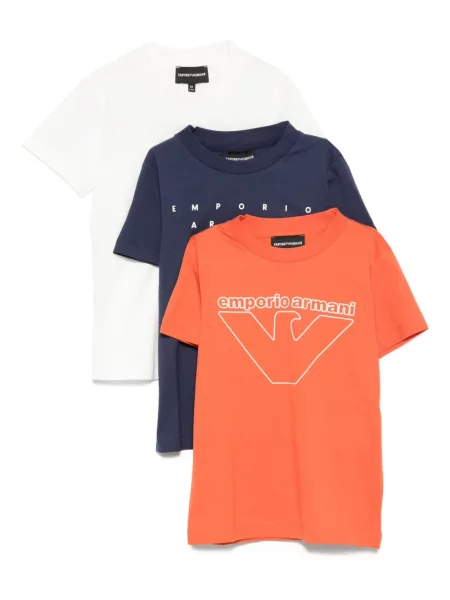 Koszula dziecięca Emporio Armani niebieska