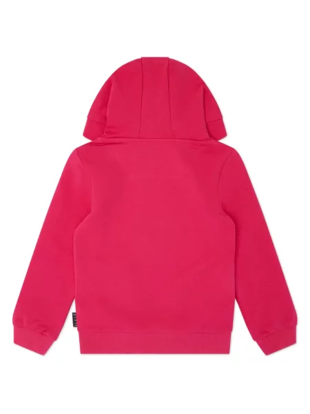 Bluza z kapturem dziecięca Philipp Plein różowa