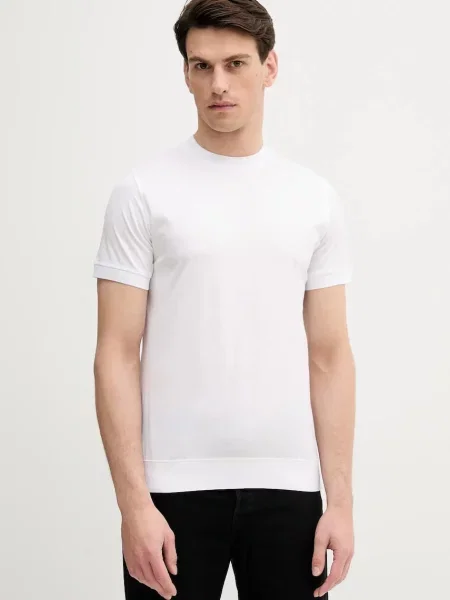 Karl Lagerfeld t-shirt gładki biały