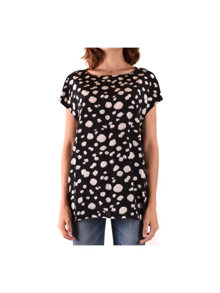 Duża bluzka Aspesi w grochy czarna