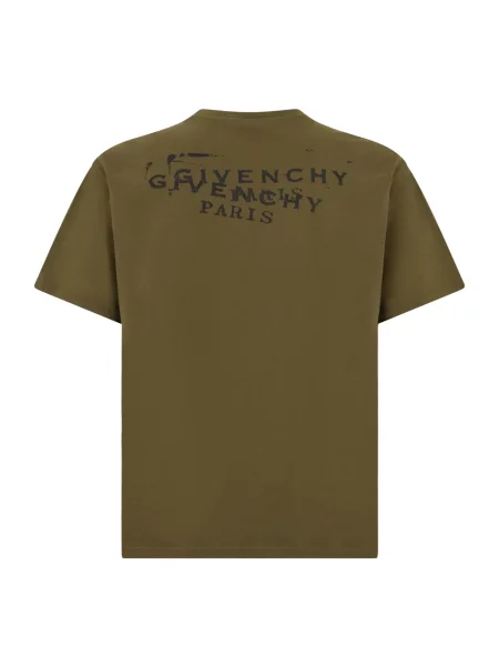 Koszulka Givenchy z nadrukiem zielona