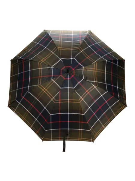 Parasol Barbour w kratę czarny