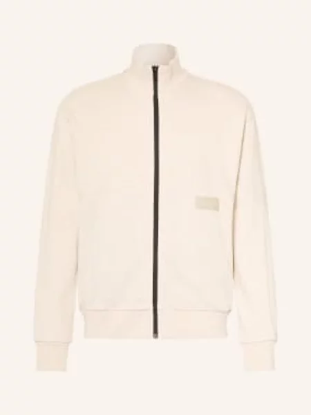 Boss Mikina Collar krémová