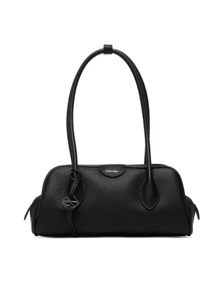 Calvin Klein Rankinė Quilted Nylon Ew Satchel juoda