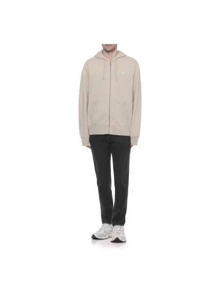Ralph Lauren Bluzy Mężczyzna L bluza z kapturem na Polo Ralph Lauren beżowy