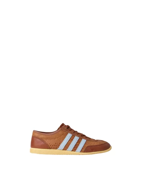 Sneakersy Adidas skórzane brązowe