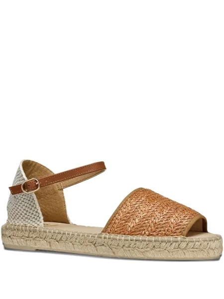 Espadrile Geox cu bretele maro