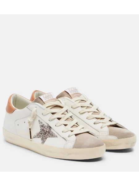 Sneakerși Golden Goose din piele alb