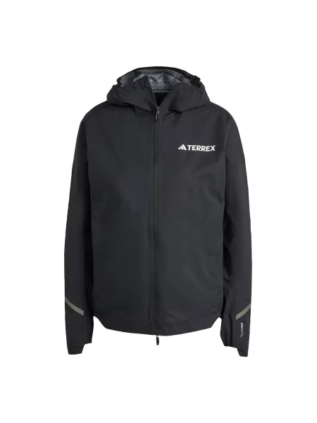 ADIDAS TERREX Outdoorová bunda Xperior tmavě šedá / černá bílá