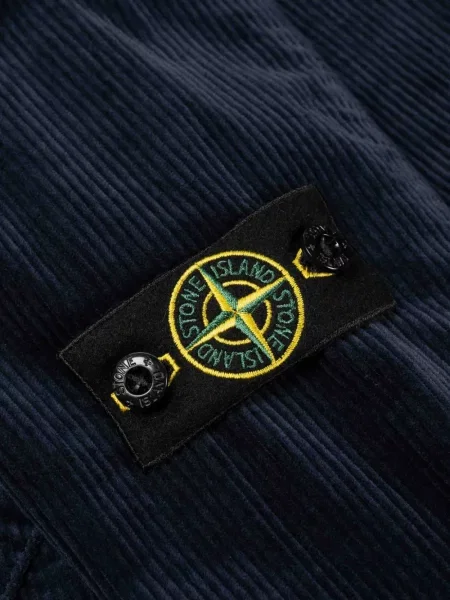 Koszula dziecięca Stone Island niebieska