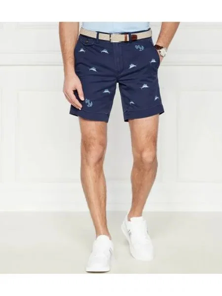 POLO RALPH LAUREN Rövidnadrág | Straight fit | stretch kék