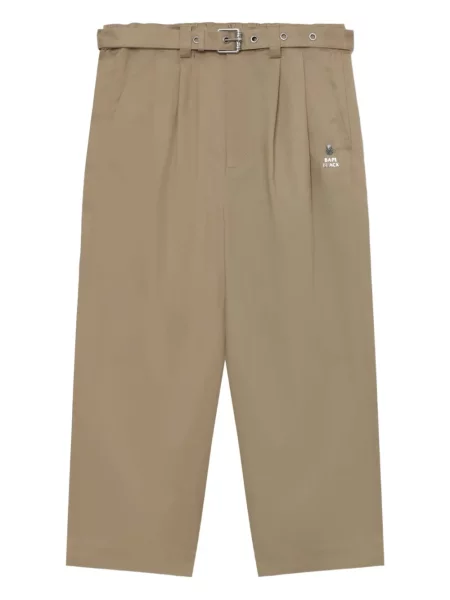 Pantaloni Bape Black *a Bathing Ape® plisate negru