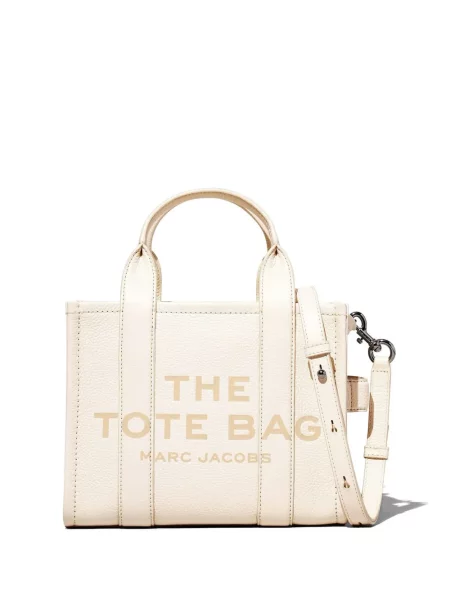 Mała mały shopperka Marc Jacobs skórzana biała