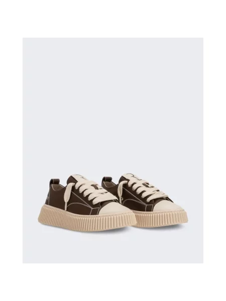 Sneakersy Rhun brązowe