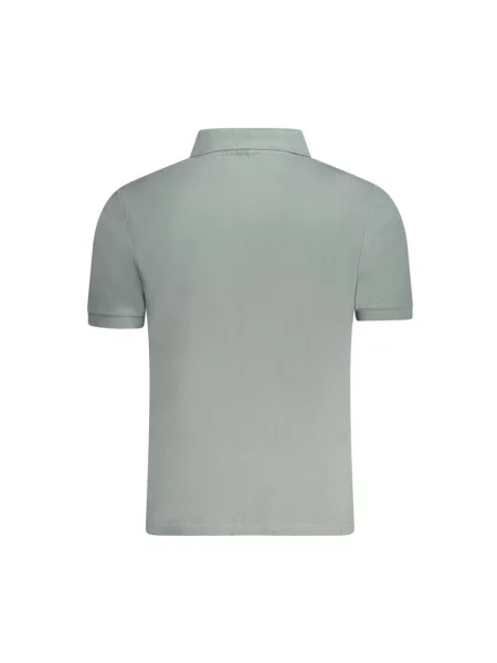 Lniana koszulka polo North Sails z krótkim rękawem zielona
