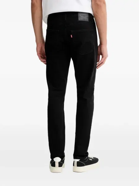 Карирани с яка дънки straight leg Levi's® с качулка синьо