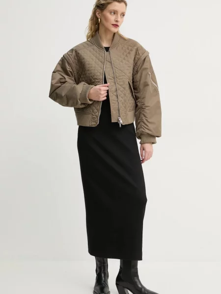 Stand Studio geaca bomber Kezia femei de tranzitie maro