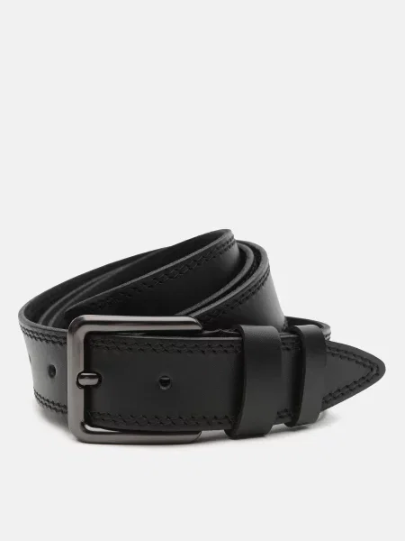 Кожаный ремень Borsa Leather черный