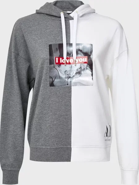 Толстовка Armani Exchange біла