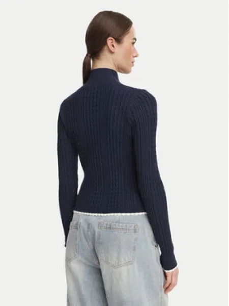 Tommy Jeans Kardiganas Tamsiai mėlyna