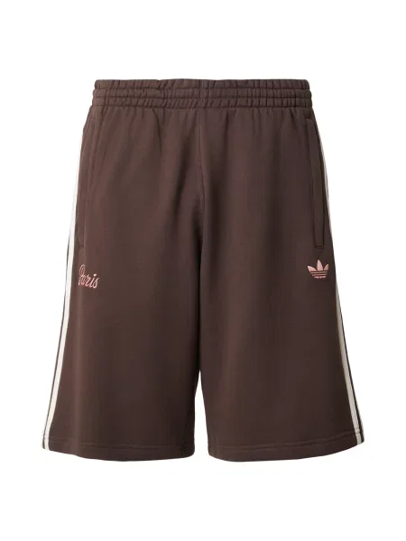 ADIDAS ORIGINALS Nohavice PARIS / biela hnedá