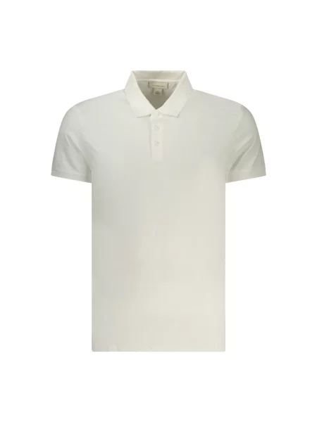 Calvin Klein Koszulki Mężczyzna S Polo z Krótkim Rękawem biały