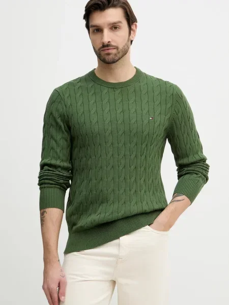 Tommy Hilfiger svetr pánský zelený
