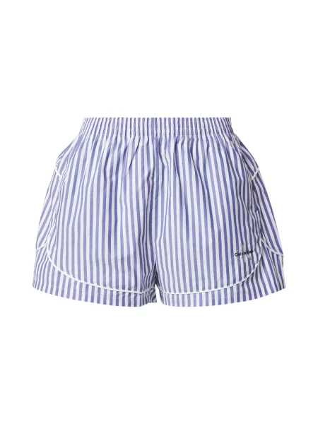 Calvin Klein Underwear Pantaloni de pijama albastru violet alb