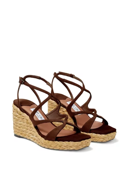 Sandale Jimmy Choo cu platformă maro